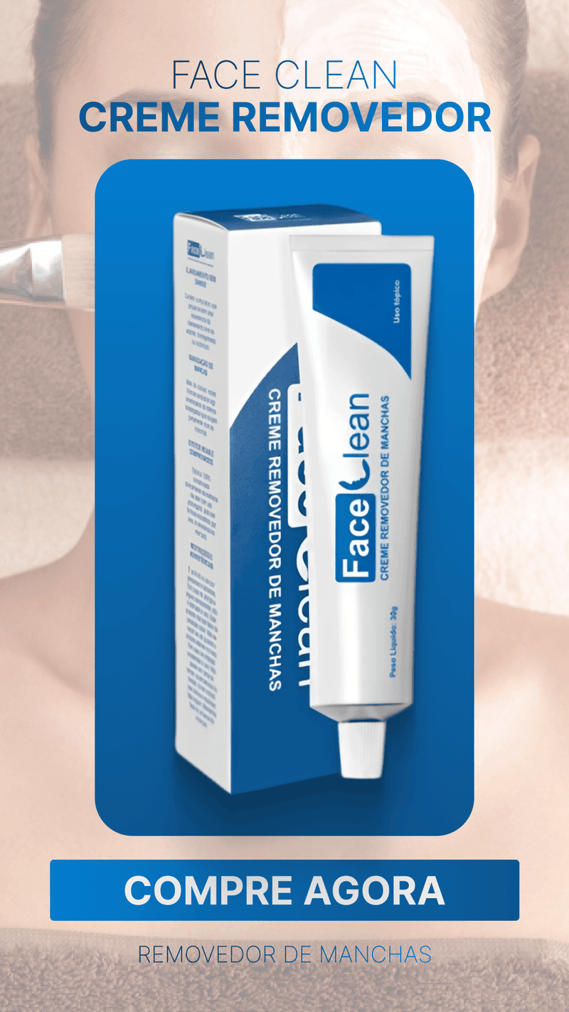 Face Clean 30g - Clareador de Manchas e Melasmas - Loja Oficial